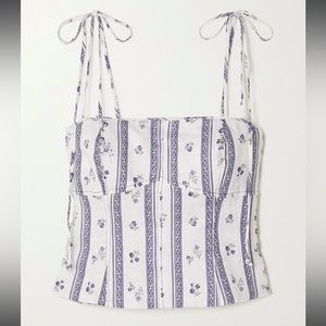 Reformation Blanchard Linen Top